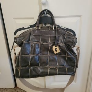 Dooney & Bourke Green Croc Tote